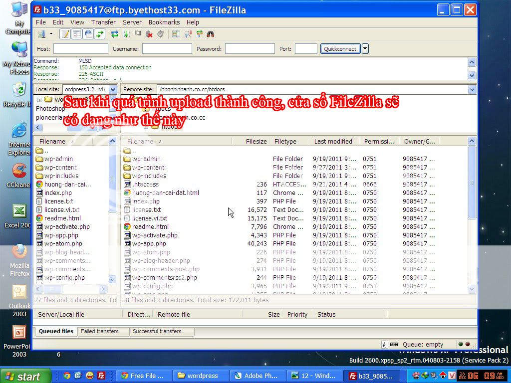 Cài đặt wordpress trên byethost - upload xong wordpress, byethost, co.cc, cai dat, huong dan, thiet ke blog, thu thuat wordpress