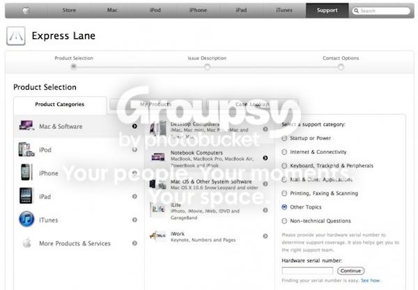 Apple Introduces Express Lane Online Tech Support Service