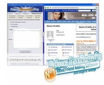 AddNewFriends MySpace FriendBlasterPro 11.1.2